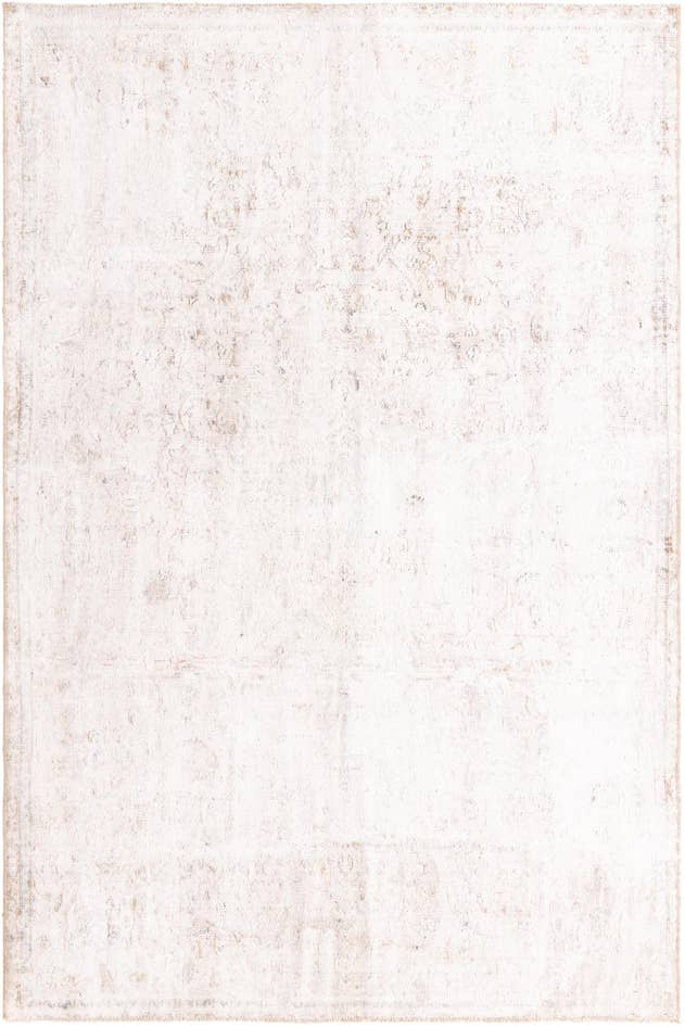 Detail image of 6' 9 x 10' 3 Hand Knotted Ultra Vintage Persian Wool Rug