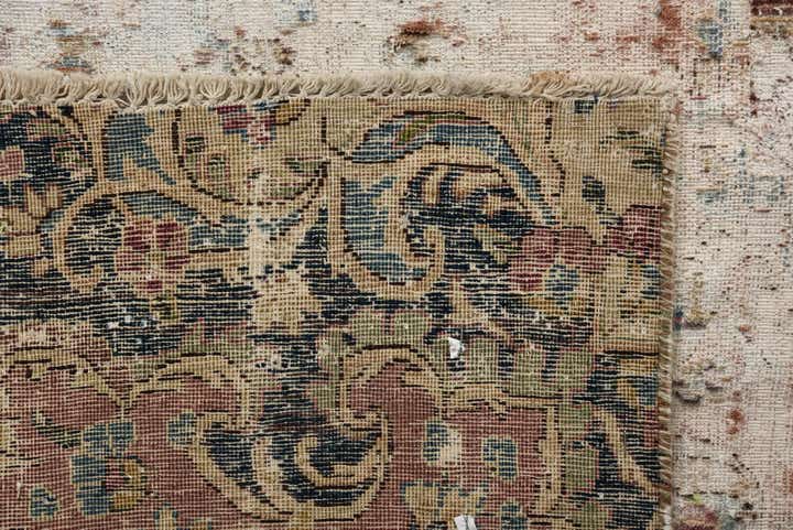 8' 6 x 12' 4 Hand Knotted Ultra Vintage Persian Wool Rug