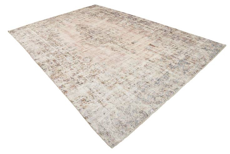 Detail image of 8' 6 x 12' 4 Hand Knotted Ultra Vintage Persian Wool Rug