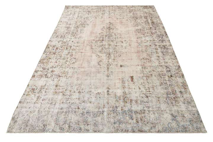 8' 6 x 12' 4 Hand Knotted Ultra Vintage Persian Wool Rug