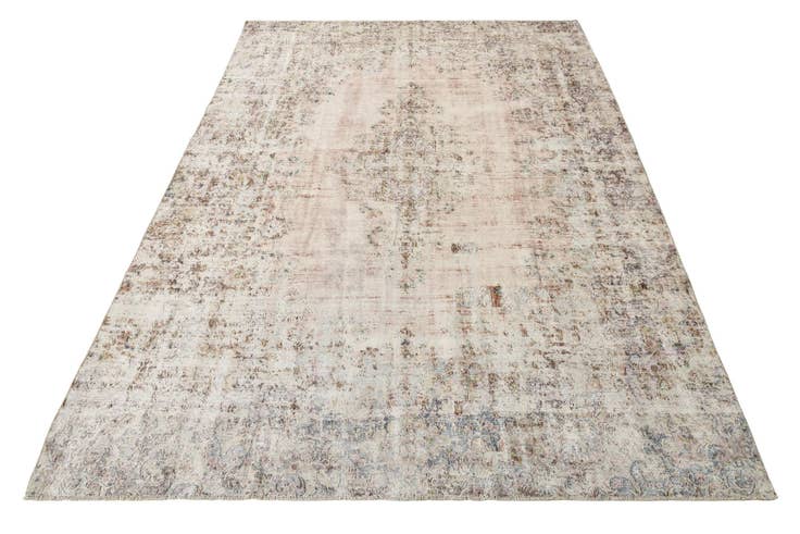 Detail image of 8' 6 x 12' 4 Hand Knotted Ultra Vintage Persian Wool Rug