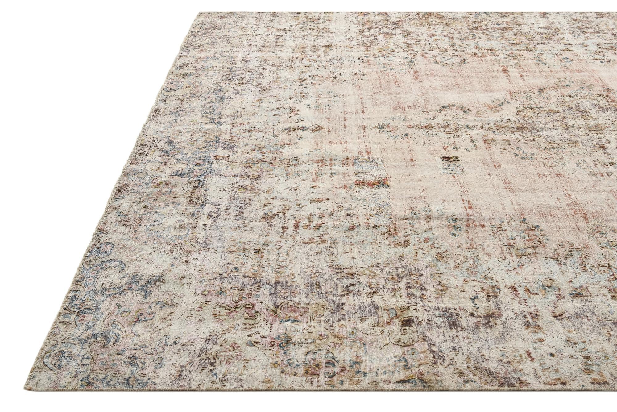 8' 6 x 12' 4 Hand Knotted Ultra Vintage Persian Wool Rug