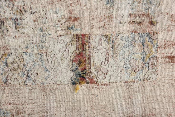 Detail image of 8' 6 x 12' 4 Hand Knotted Ultra Vintage Persian Wool Rug