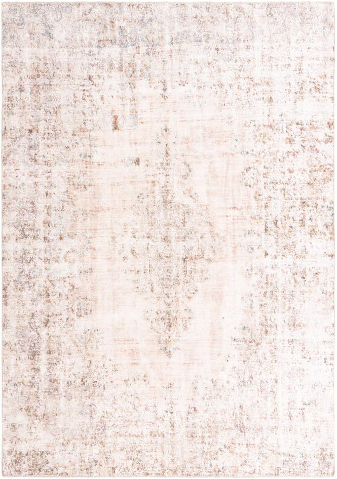 Detail image of 8' 6 x 12' 4 Hand Knotted Ultra Vintage Persian Wool Rug