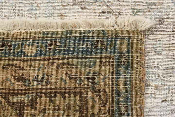 6' 5 x 9' 5 Hand Knotted Ultra Vintage Persian Wool Rug