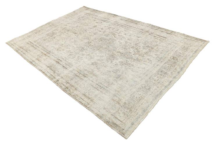 Detail image of 6' 5 x 9' 5 Hand Knotted Ultra Vintage Persian Wool Rug