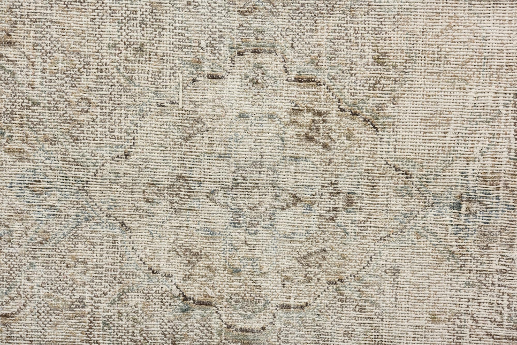 6' 5 x 9' 5 Hand Knotted Ultra Vintage Persian Wool Rug