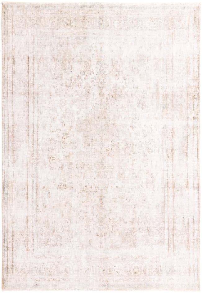 Detail image of 6' 5 x 9' 5 Hand Knotted Ultra Vintage Persian Wool Rug