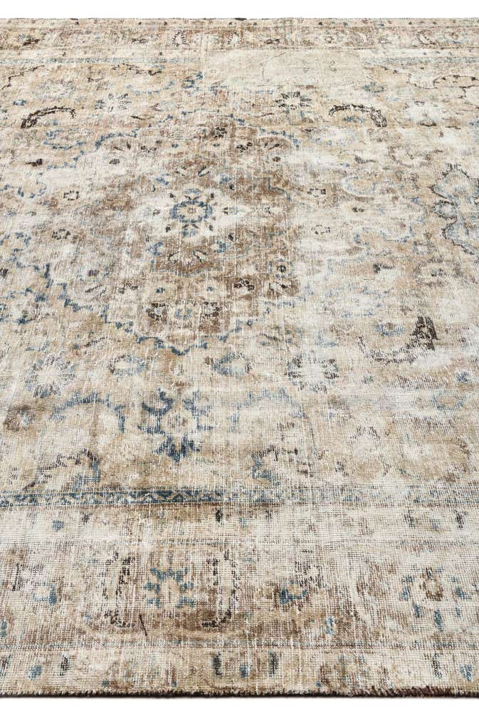 8' 3 x 12' Hand Knotted Ultra Vintage Persian Wool Rug