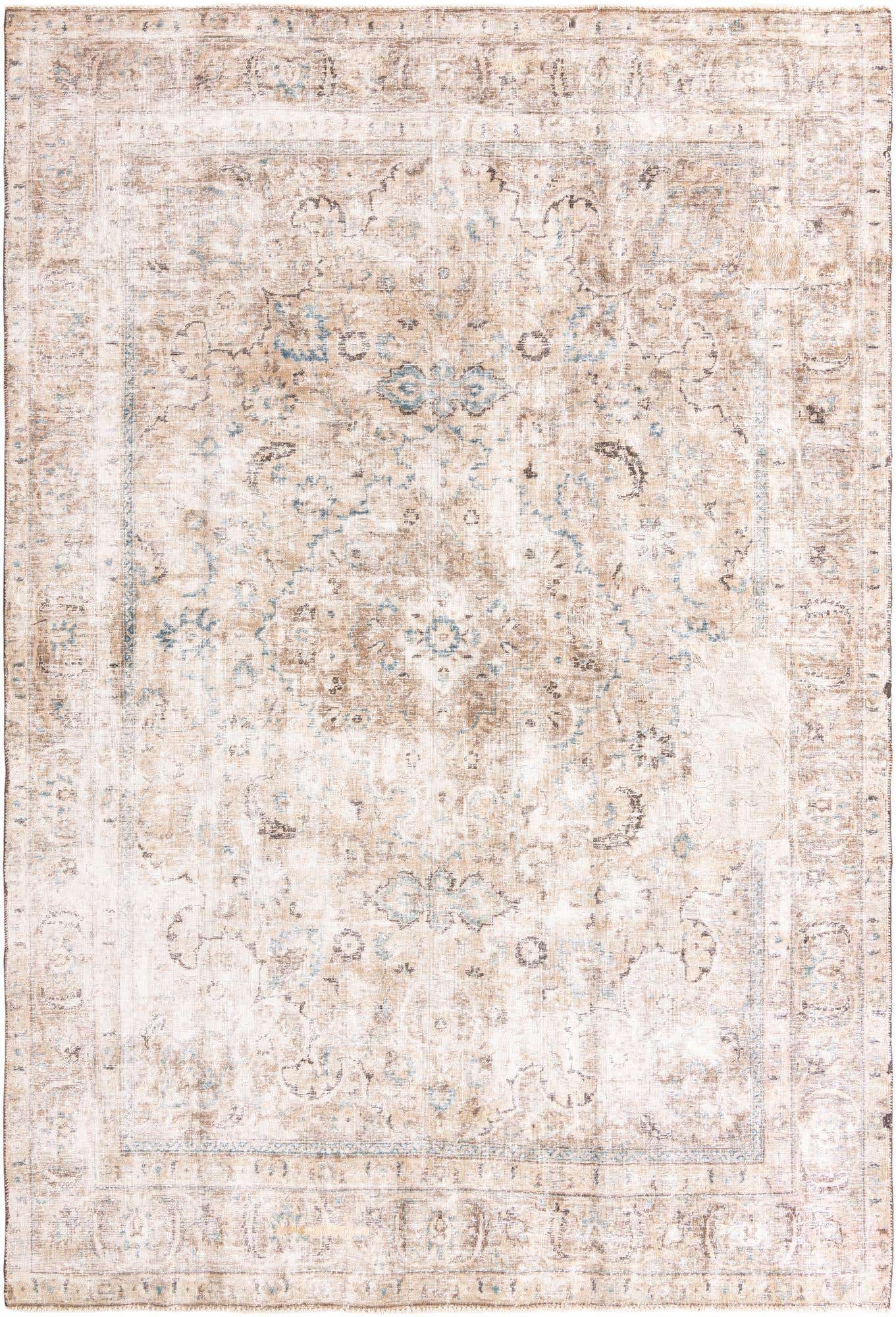 8' 3 x 12' Hand Knotted Ultra Vintage Persian Wool Rug