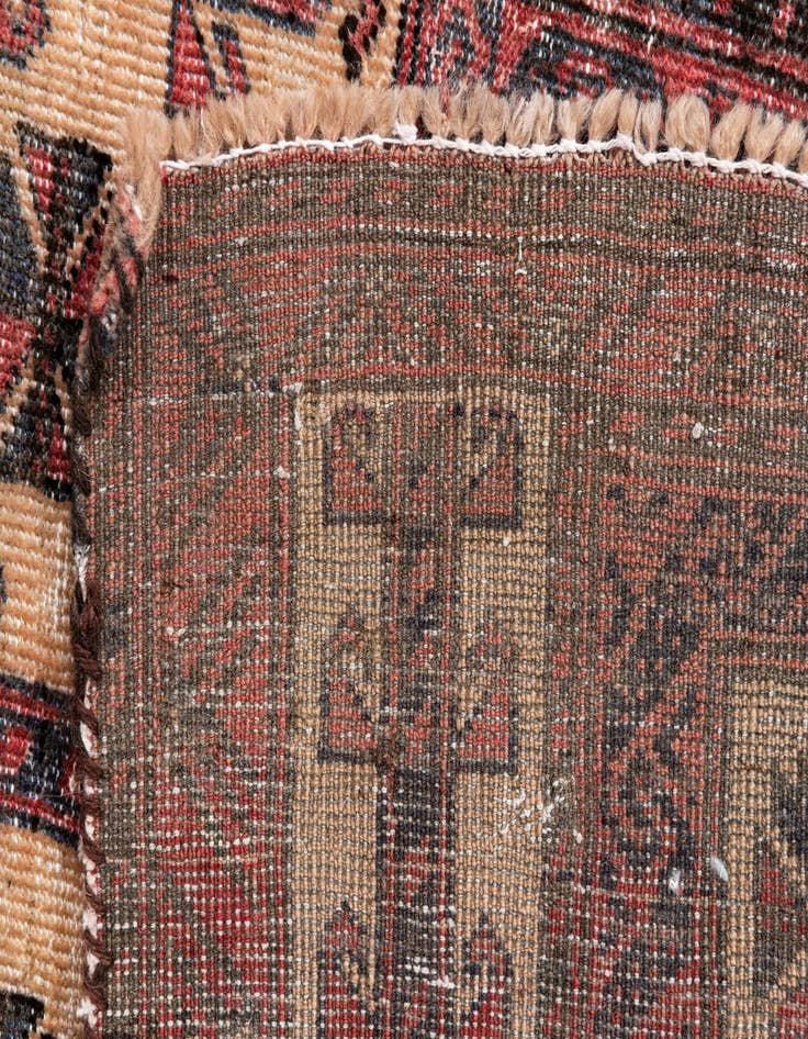 Detail image of 2' 5 x 4' 4  Hand Knotted Ultra Vintage Persian Wool Rug