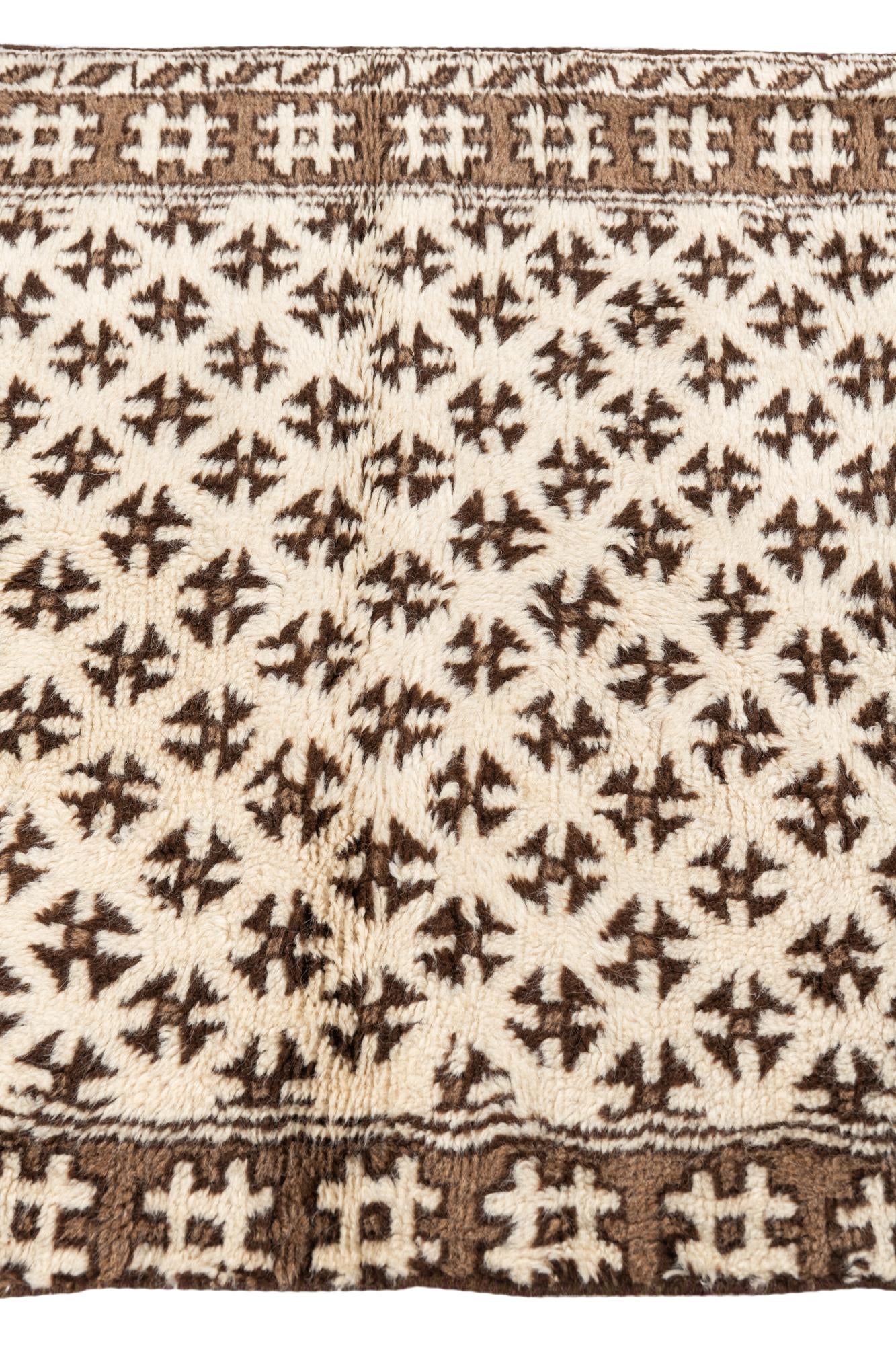3' 3 x 4' 9 Hand Knotted Ultra Vintage Persian Wool Rug