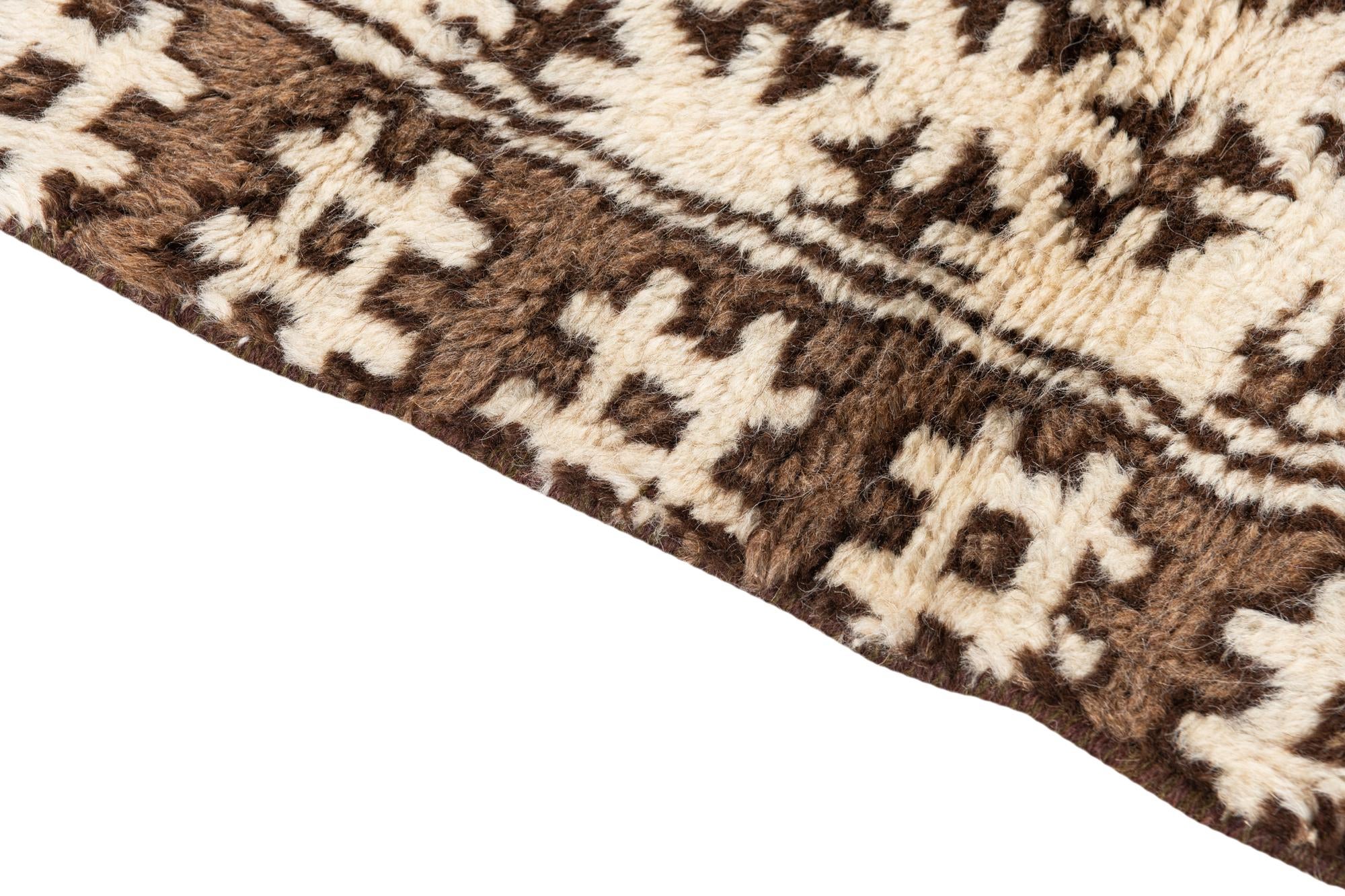 3' 3 x 4' 9 Hand Knotted Ultra Vintage Persian Wool Rug