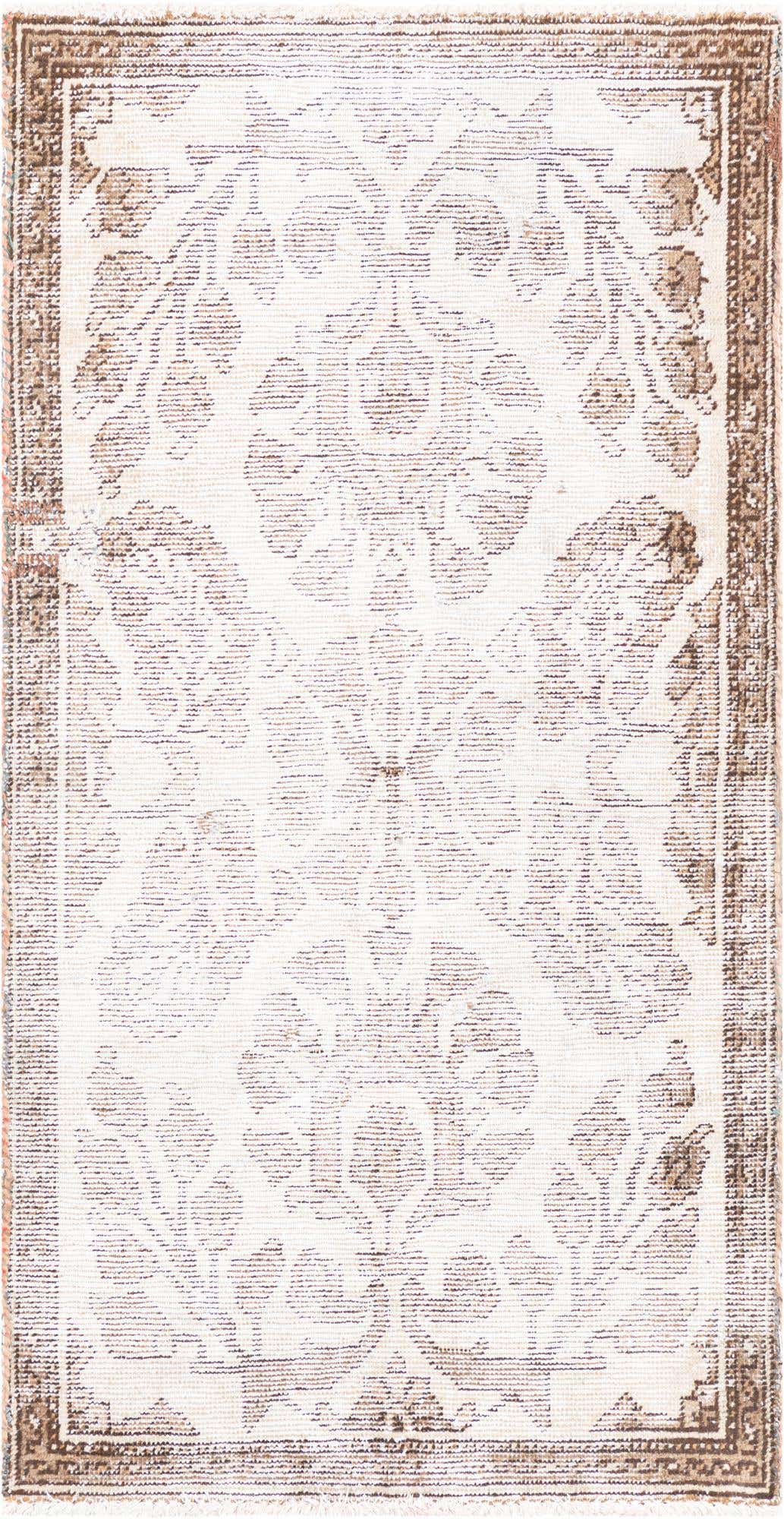 2' 10 x 5' 6 Hand Knotted Ultra Vintage Persian Wool Rug