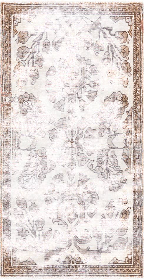 Detail image of 2' 10 x 5' 6 Hand Knotted Ultra Vintage Persian Wool Rug