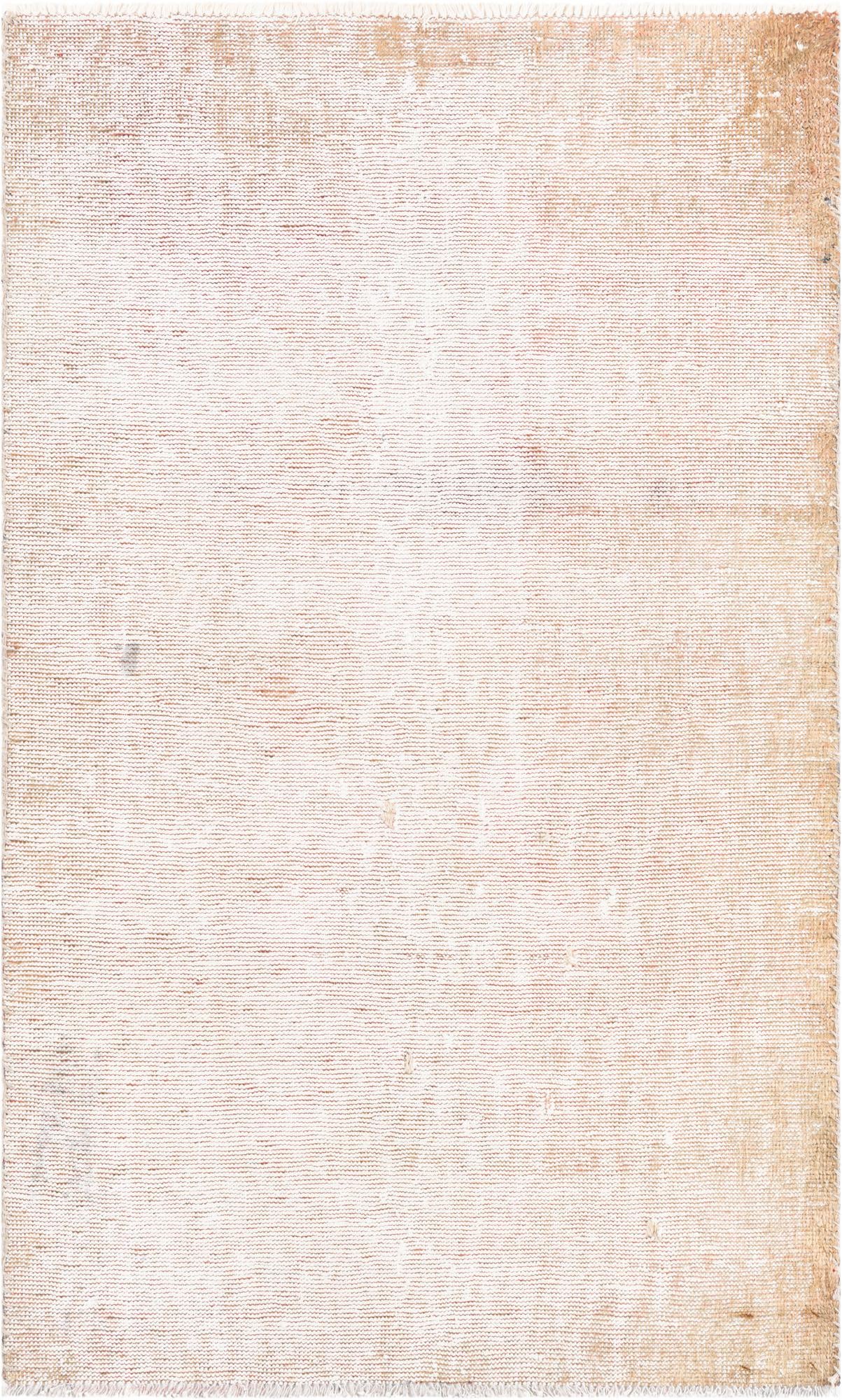 3' 7 x 6' Hand Knotted Ultra Vintage Persian Wool Rug
