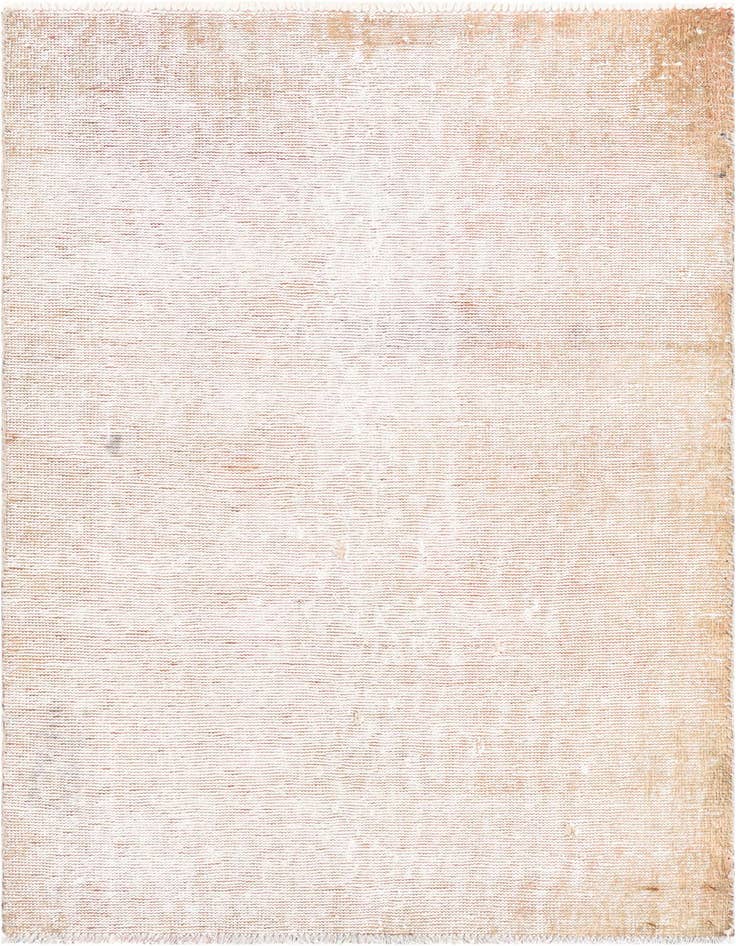 Detail image of 3' 7 x 6' Hand Knotted Ultra Vintage Persian Wool Rug