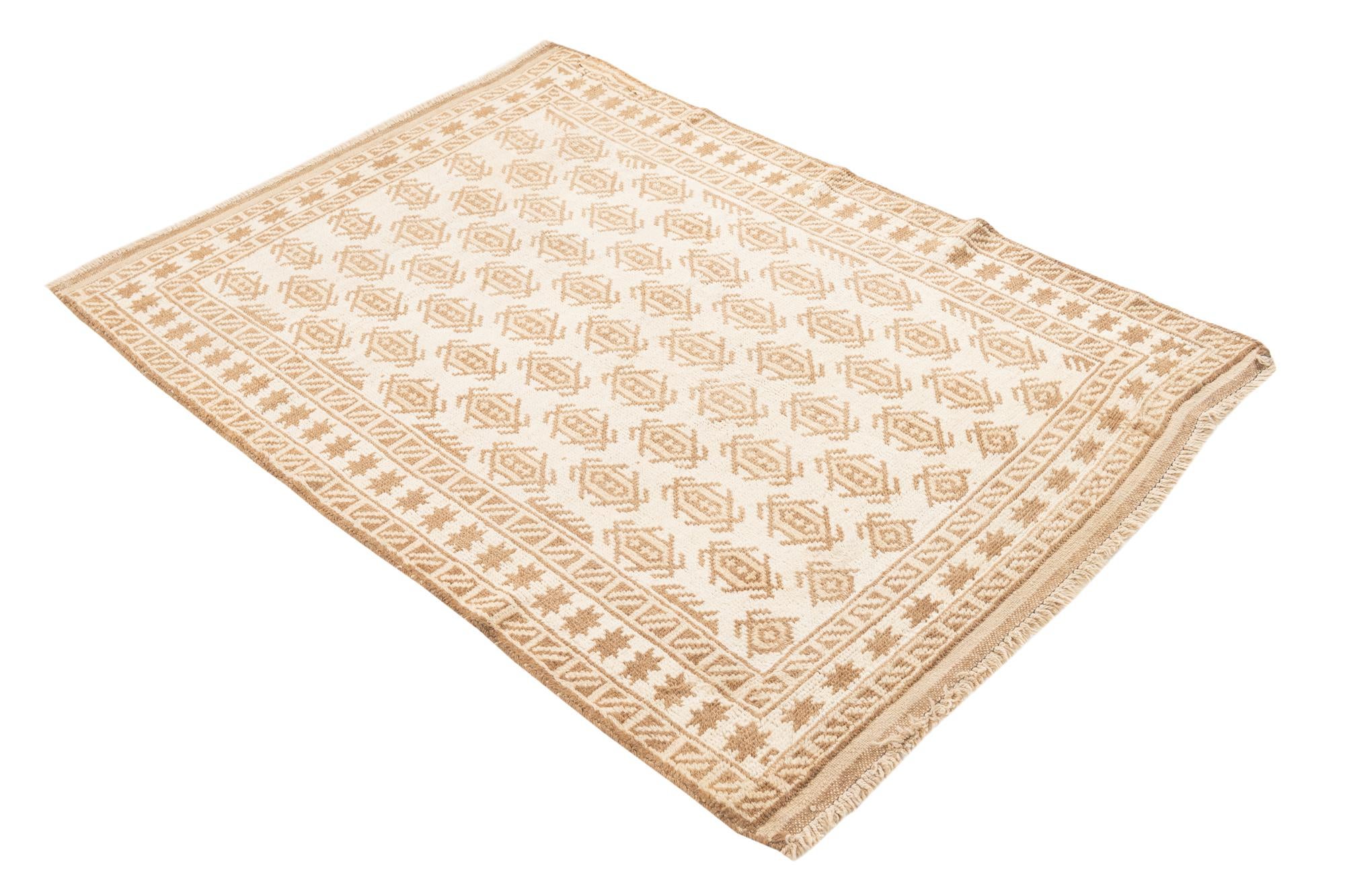 3' 3 x 5' Hand Knotted Ultra Vintage Persian Wool Rug