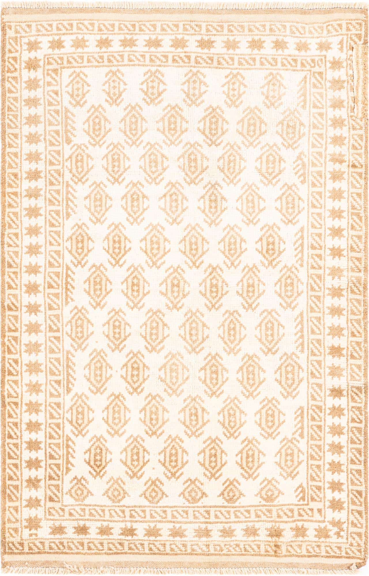 3' 3 x 5' Hand Knotted Ultra Vintage Persian Wool Rug