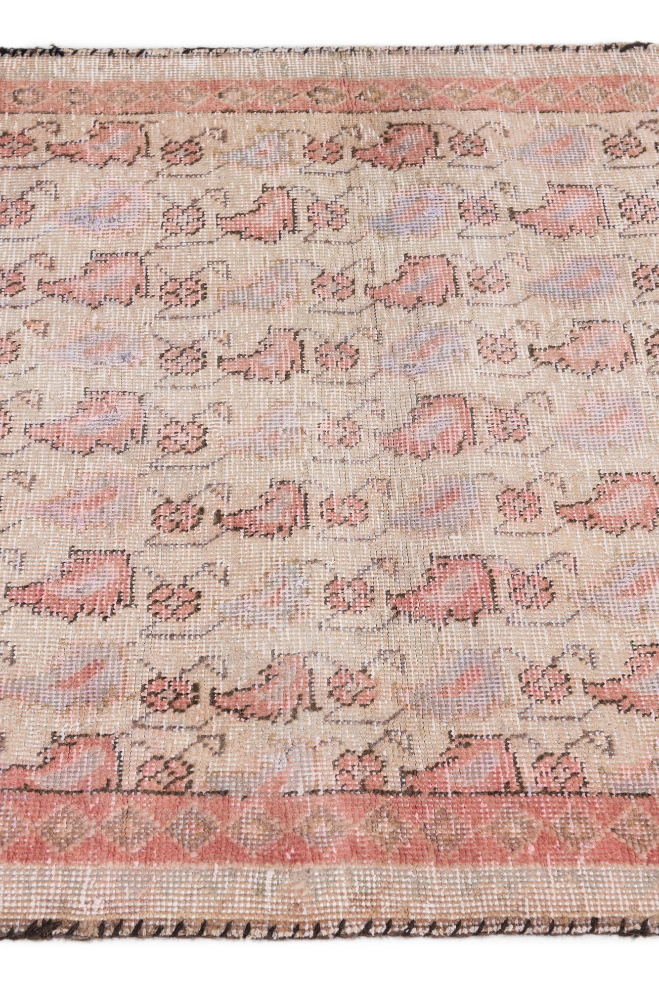 3' 1 x 4' 10 Hand Knotted Ultra Vintage Persian Wool Rug