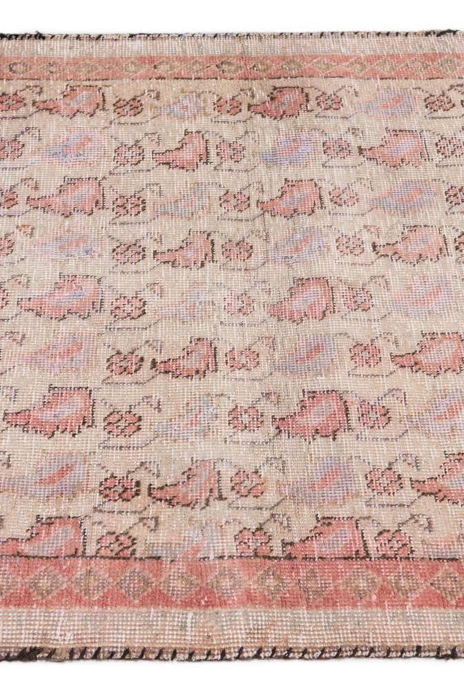 3' 1 x 4' 10 Hand Knotted Ultra Vintage Persian Wool Rug