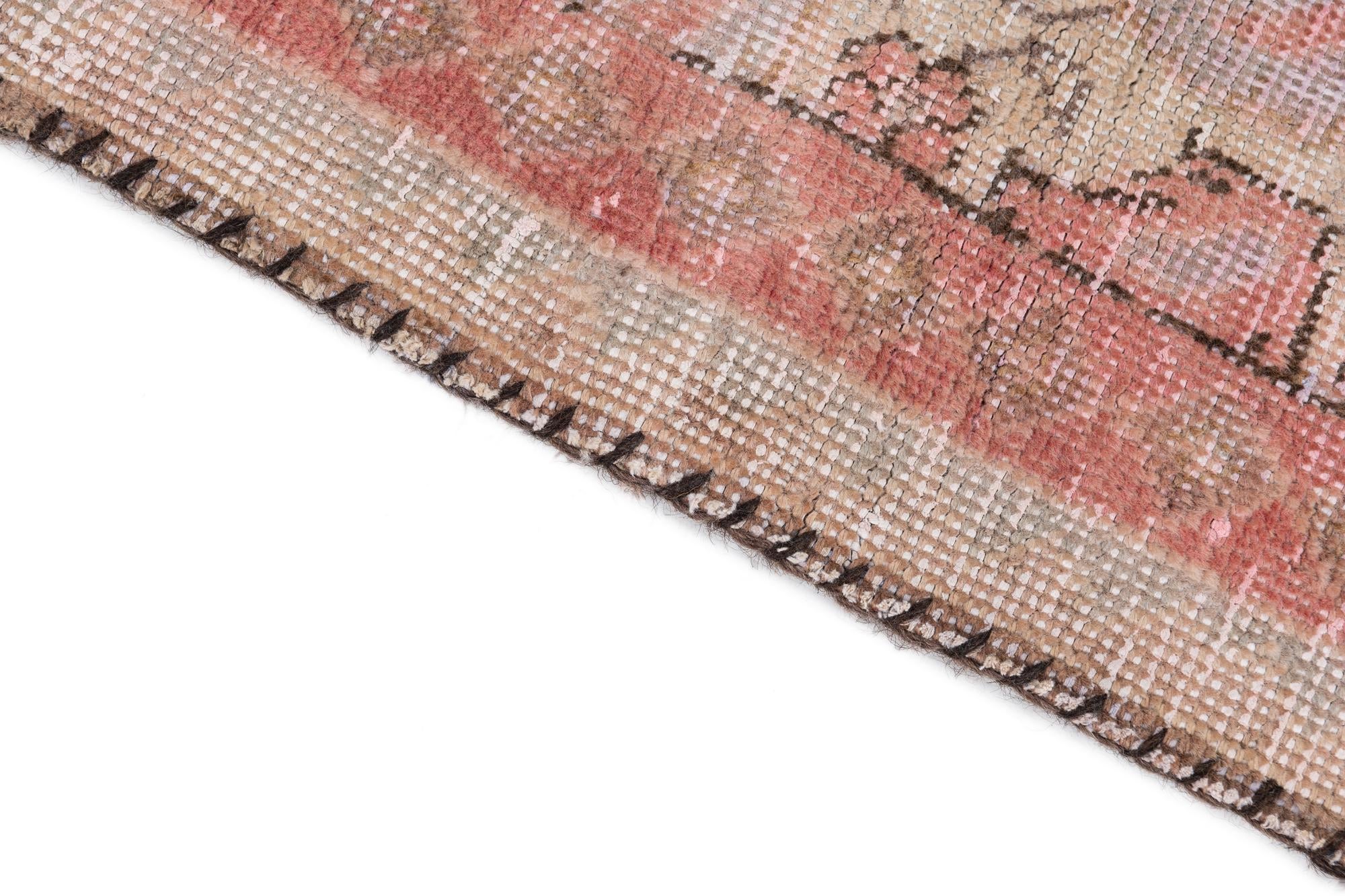 3' 1 x 4' 10 Hand Knotted Ultra Vintage Persian Wool Rug