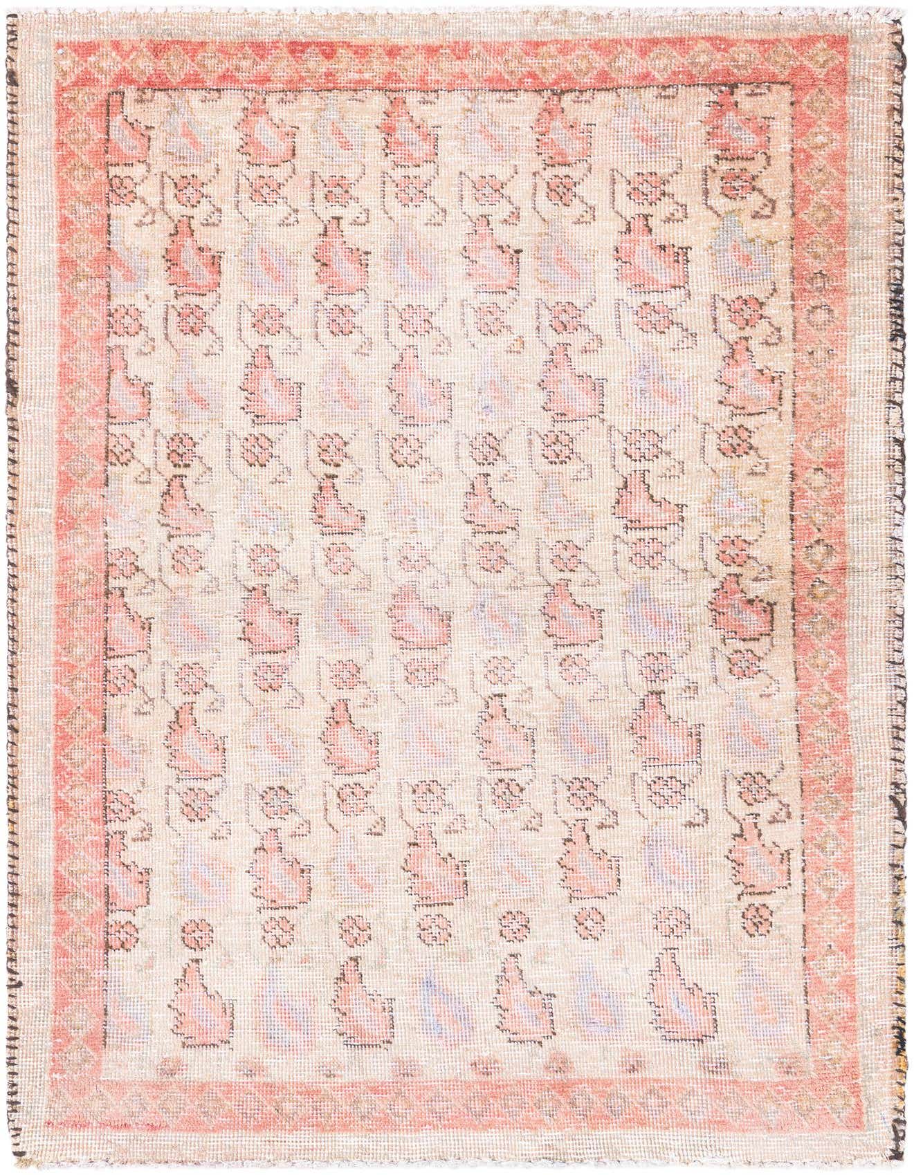 Primary image 3' 1 x 4' 10  Hand Knotted Ultra Vintage Persian Wool Rug