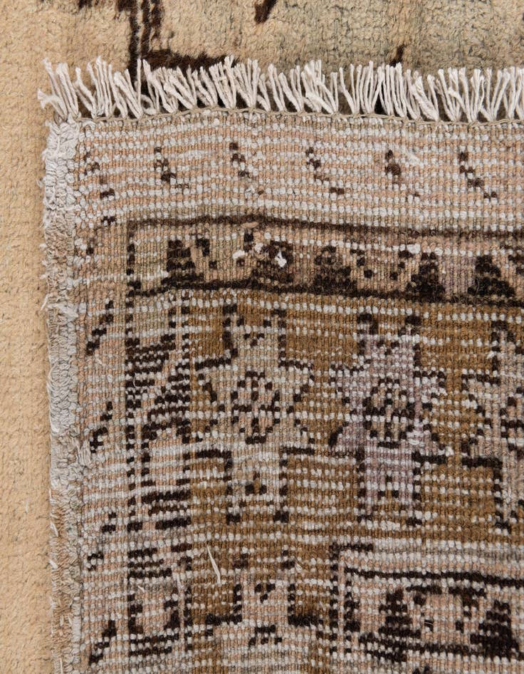 Detail image of 3' x 5'  Hand Knotted Ultra Vintage Persian Wool Rug