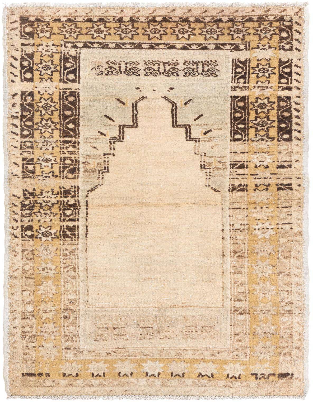 Primary image 3' x 5'  Hand Knotted Ultra Vintage Persian Wool Rug