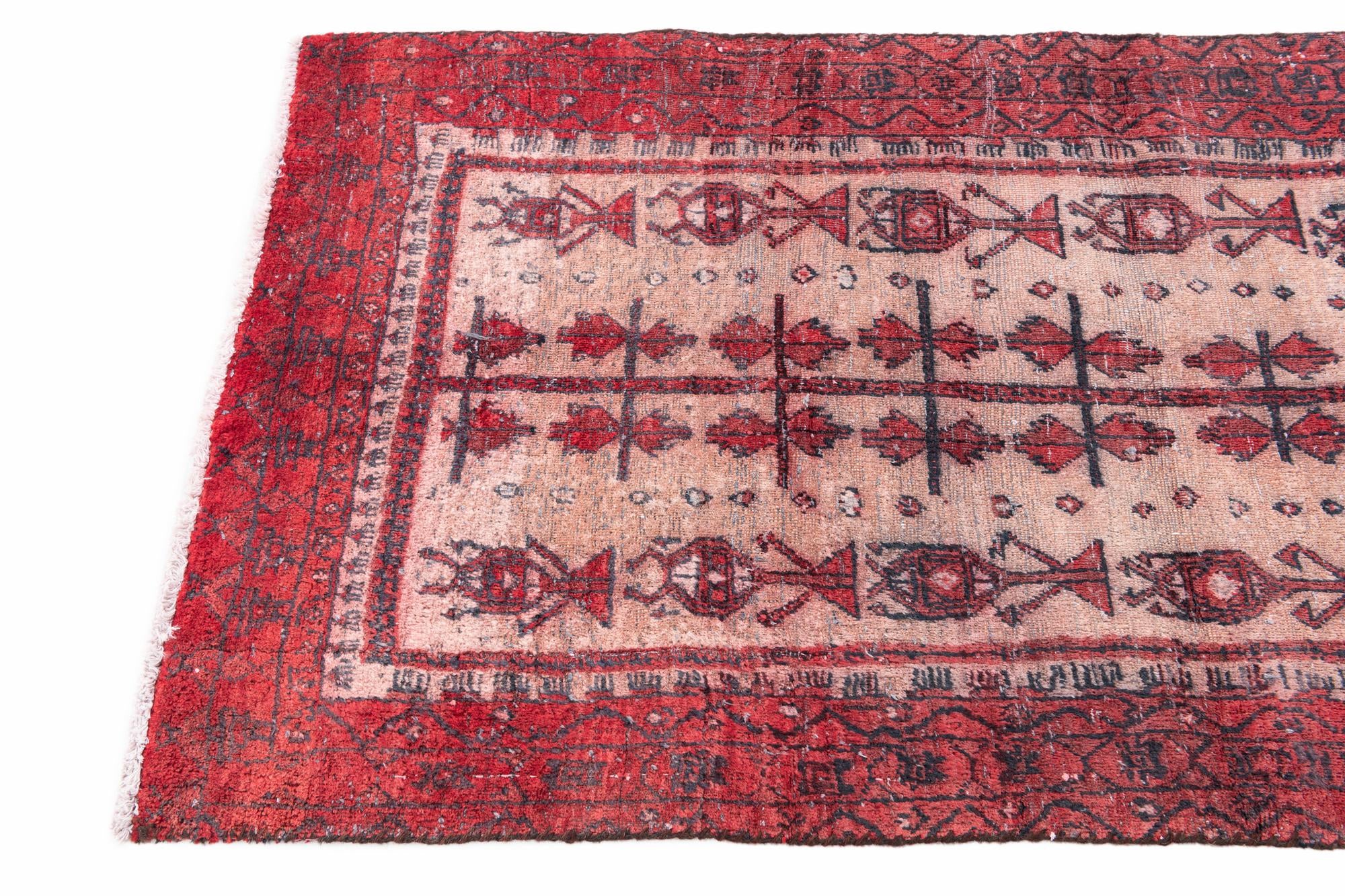 2' 9 x 5' 1 Hand Knotted Ultra Vintage Persian Wool Rug