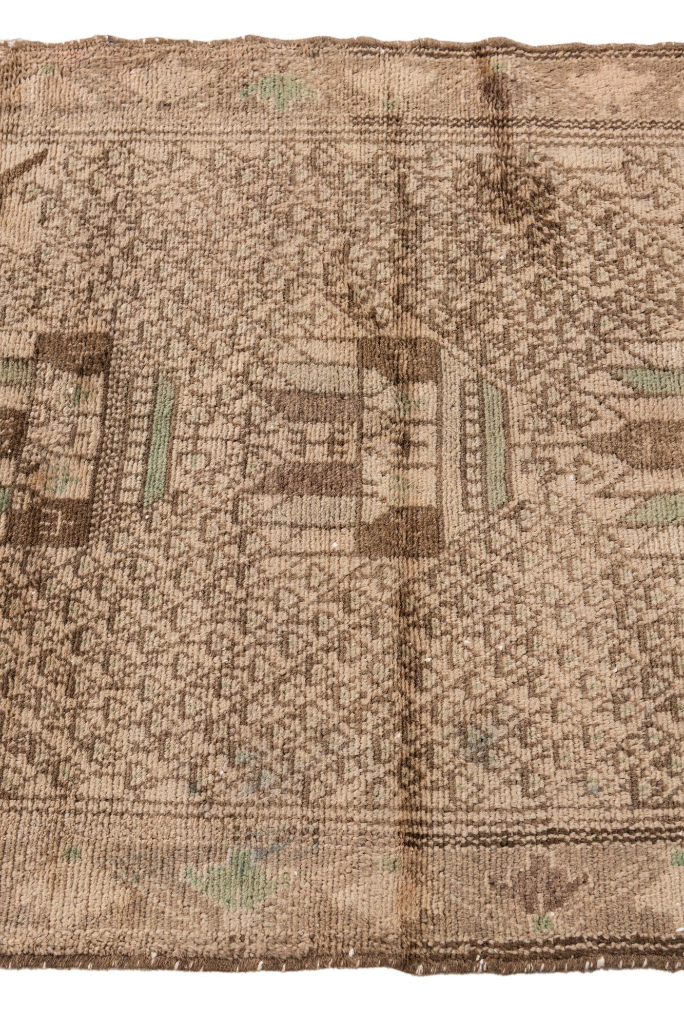 75cm x 125cm anudado a mano Ultra Vintage Alfombra Persa Lana