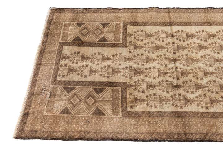 2' 8 x 4' 9 Hand Knotted Ultra Vintage Persian Wool Rug