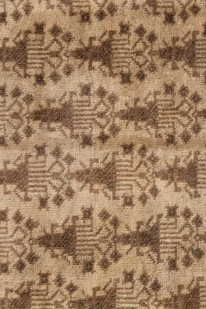2' 8 x 4' 9 Hand Knotted Ultra Vintage Persian Wool Rug