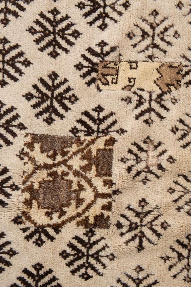 5' 8 x 7' 10 Hand Knotted Ultra Vintage Persian Wool Rug