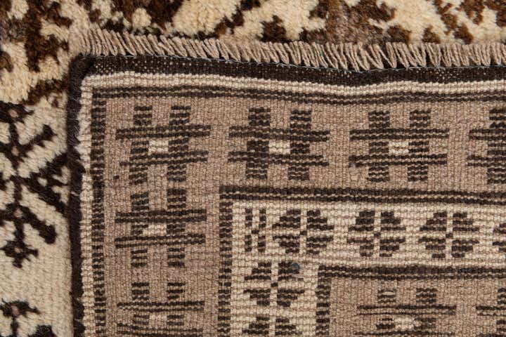 5' 8 x 7' 10 Hand Knotted Ultra Vintage Persian Wool Rug