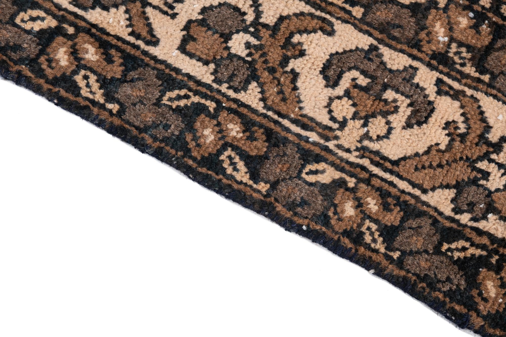 6' 6 x 9' 4 Hand Knotted Ultra Vintage Persian Wool Rug