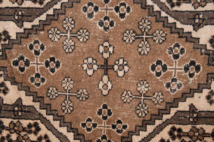 6' 6 x 9' 4 Hand Knotted Ultra Vintage Persian Wool Rug