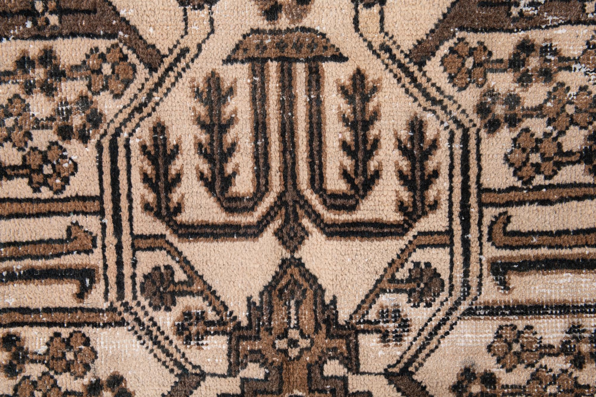 6' 6 x 9' 4 Hand Knotted Ultra Vintage Persian Wool Rug