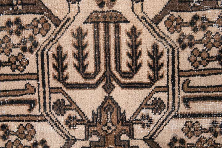 6' 6 x 9' 4 Hand Knotted Ultra Vintage Persian Wool Rug