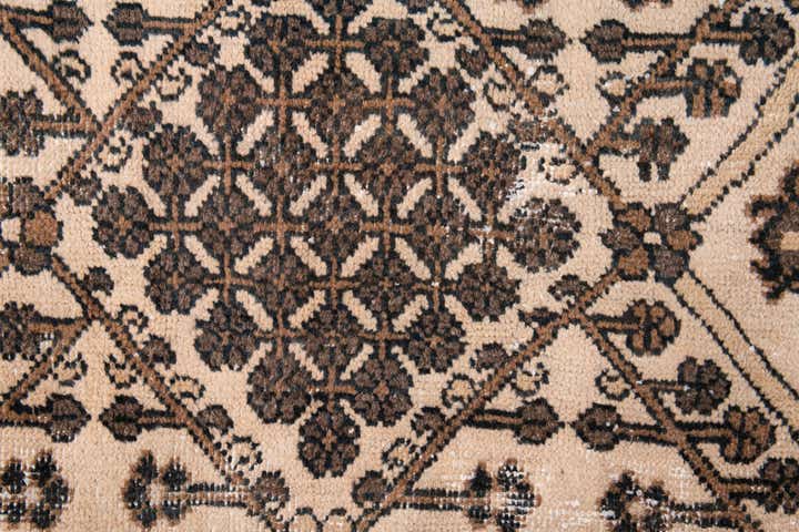 6' 6 x 9' 4 Hand Knotted Ultra Vintage Persian Wool Rug