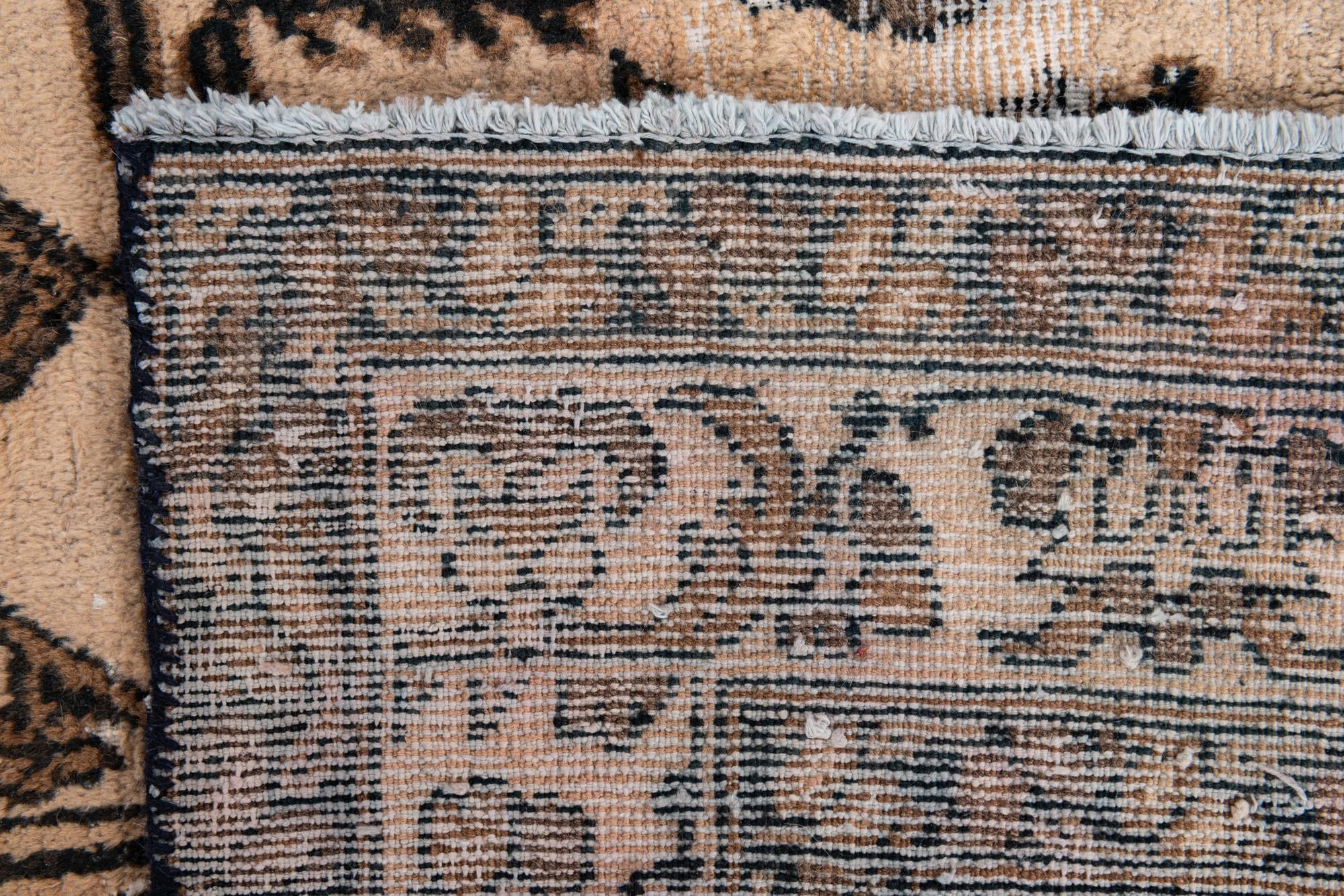 6' 6 x 9' 4 Hand Knotted Ultra Vintage Persian Wool Rug
