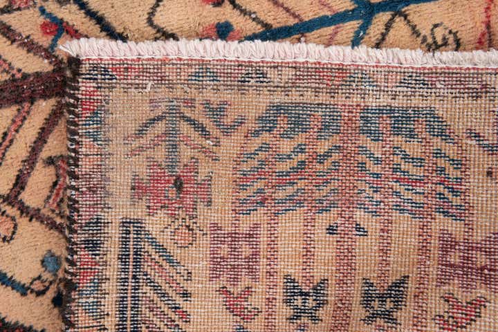 4' 7 x 6' Hand Knotted Ultra Vintage Persian Wool Rug