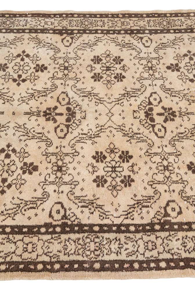 4' x 7' Hand Knotted Ultra Vintage Persian Wool Rug