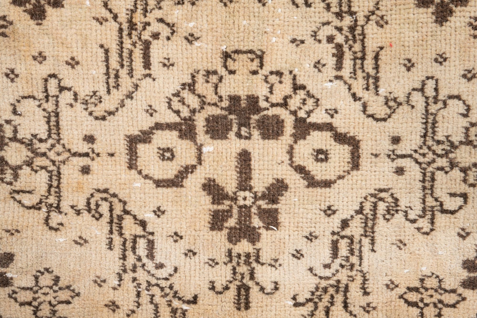 4' x 7' Hand Knotted Ultra Vintage Persian Wool Rug
