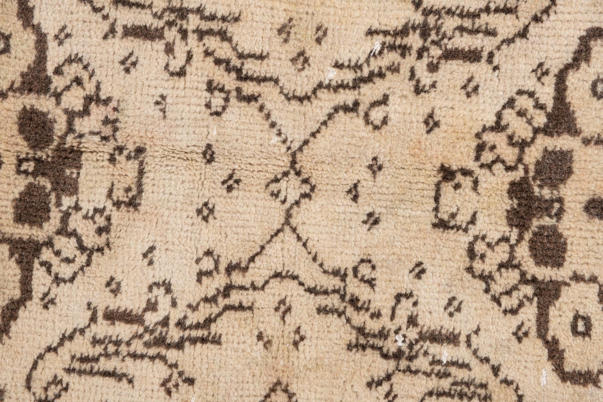 4' x 7' Hand Knotted Ultra Vintage Persian Wool Rug