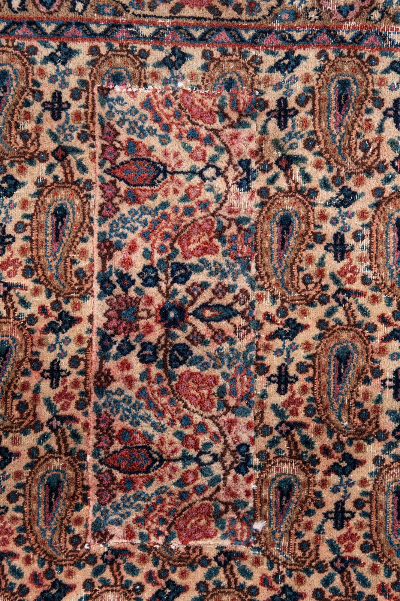 6' 9 x 9' 9 Hand Knotted Ultra Vintage Persian Wool Rug