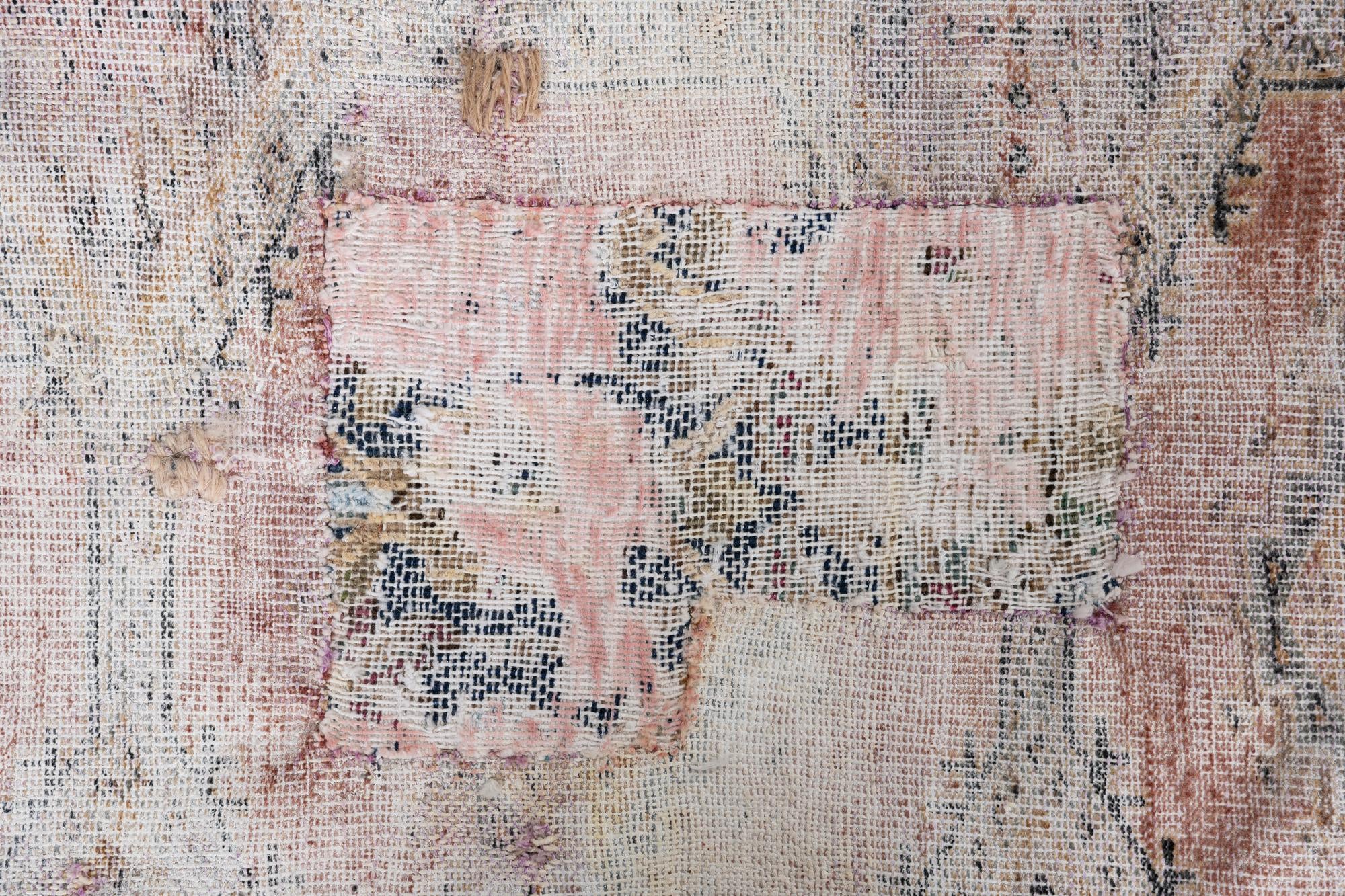 6' 2 x 9' 1 Hand Knotted Ultra Vintage Persian Wool Rug