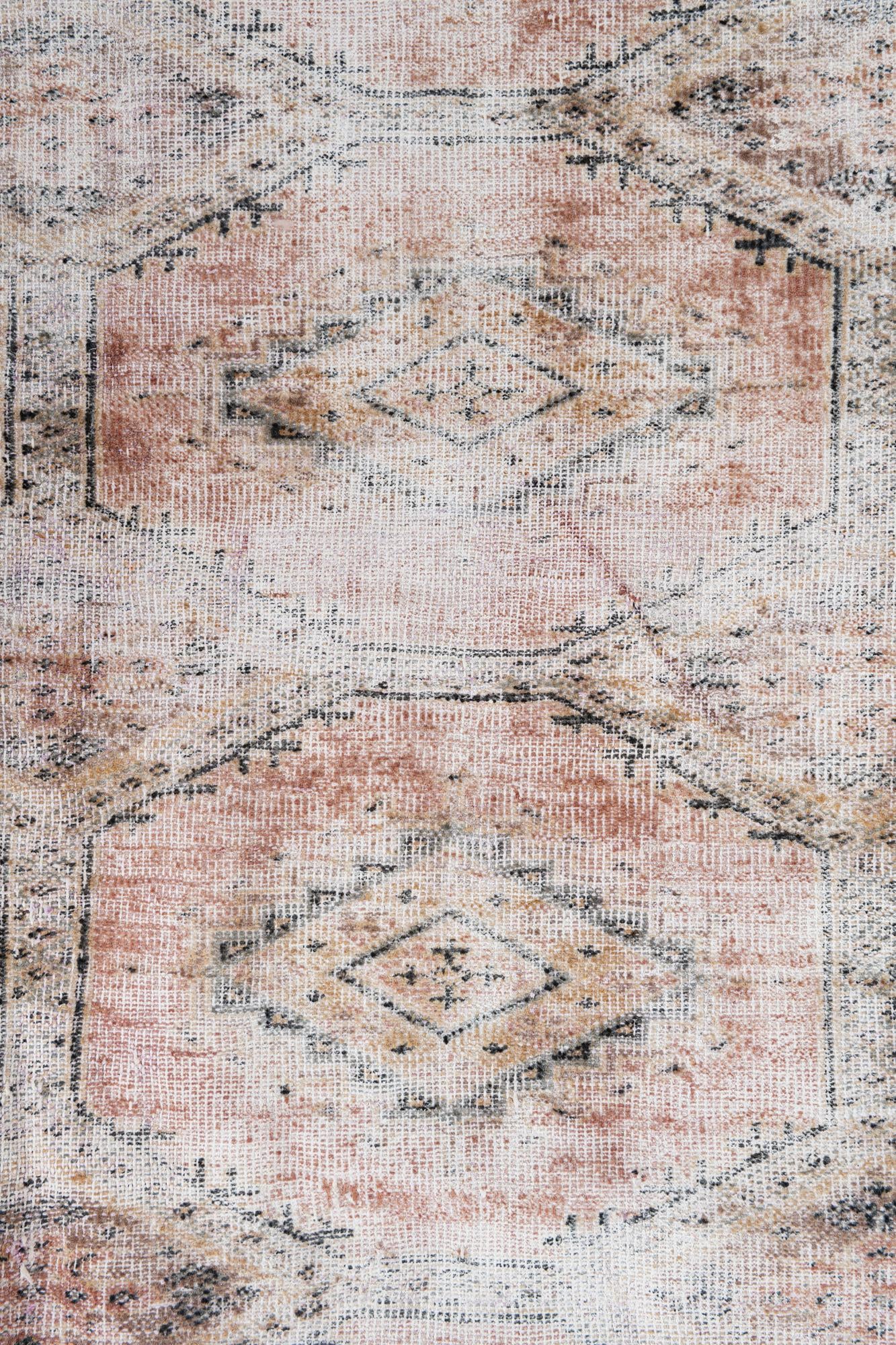6' 2 x 9' 1 Hand Knotted Ultra Vintage Persian Wool Rug