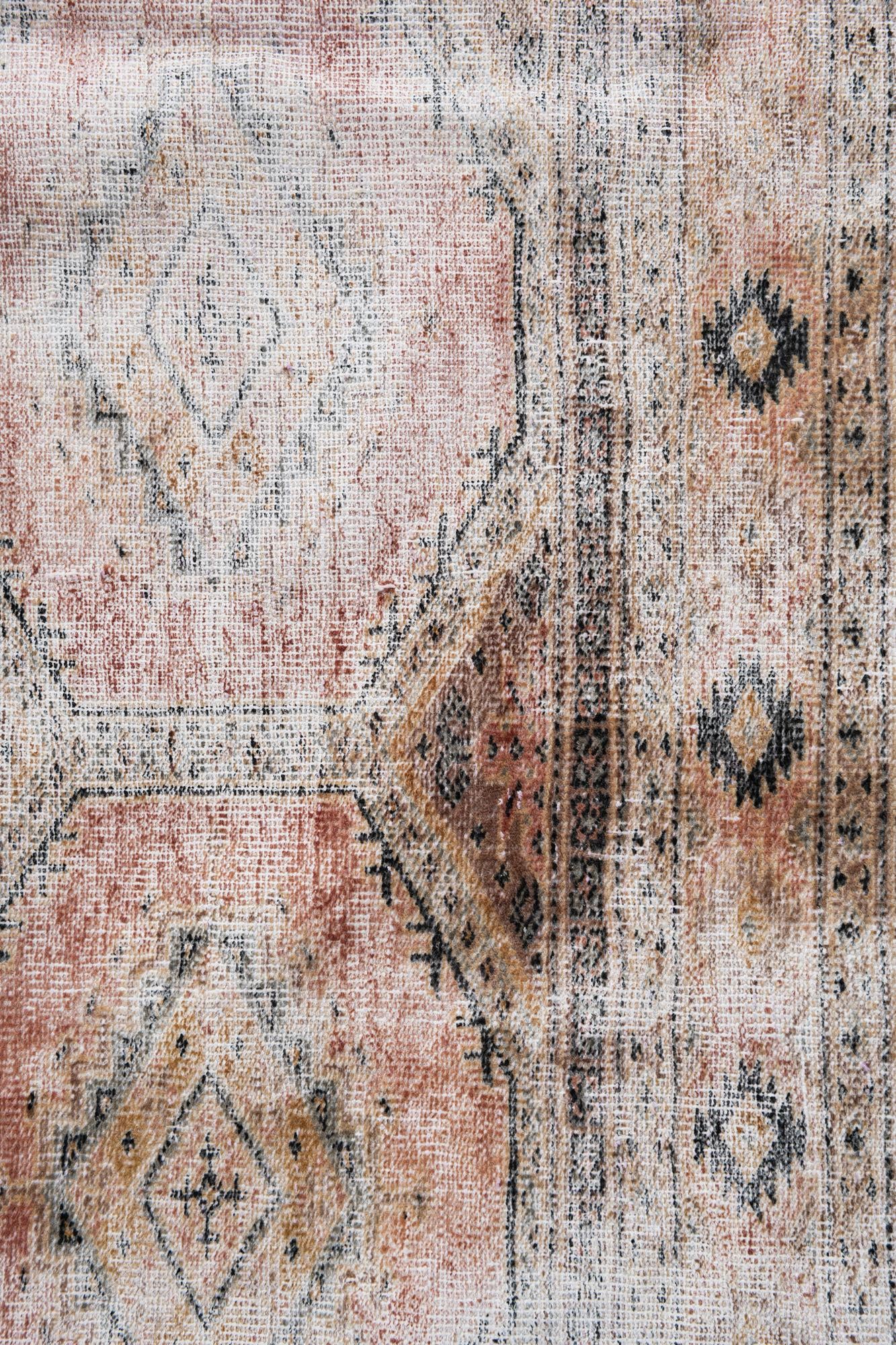 6' 2 x 9' 1 Hand Knotted Ultra Vintage Persian Wool Rug