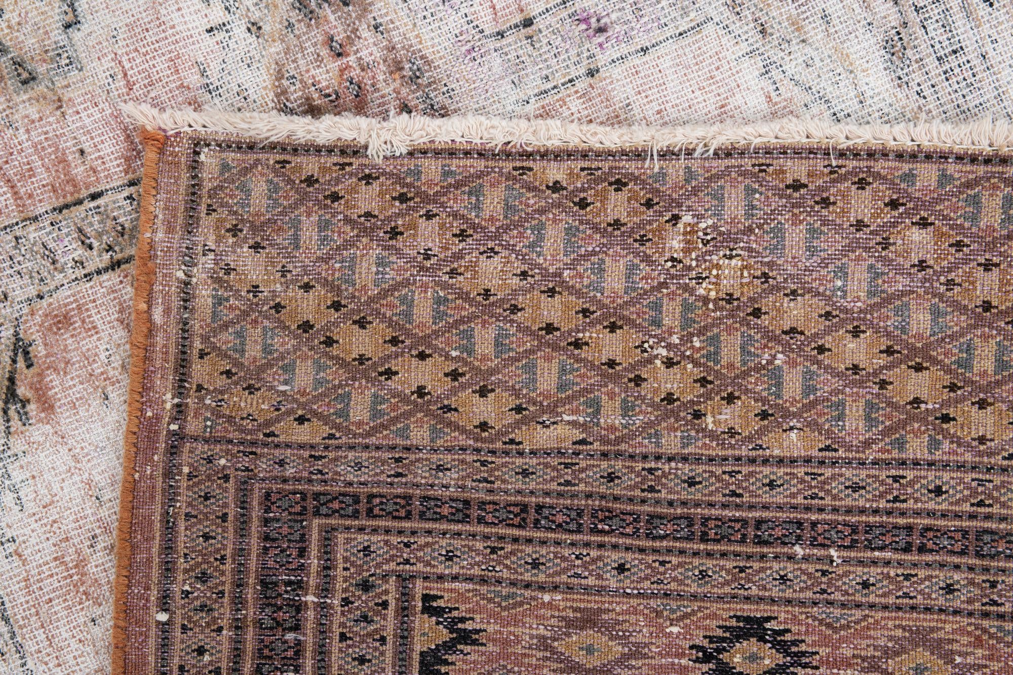 6' 2 x 9' 1 Hand Knotted Ultra Vintage Persian Wool Rug